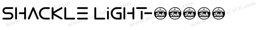 Shackle Light字体转换